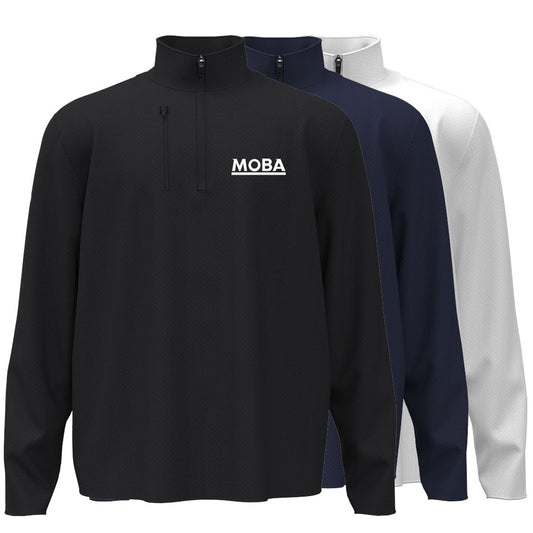 Men's Callaway Mid-Weight Diamond Quilted Fleece 1/4 Zip