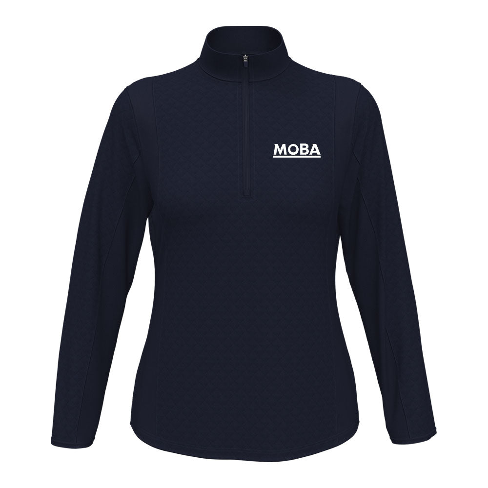 Women's Callaway Diamond Quilted Fleece 1/4 Zip Jacket
